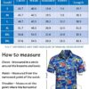 COOFANDY Men's Tropical Hawaiian Short Sleeve Casual Button Down Beach Shirt